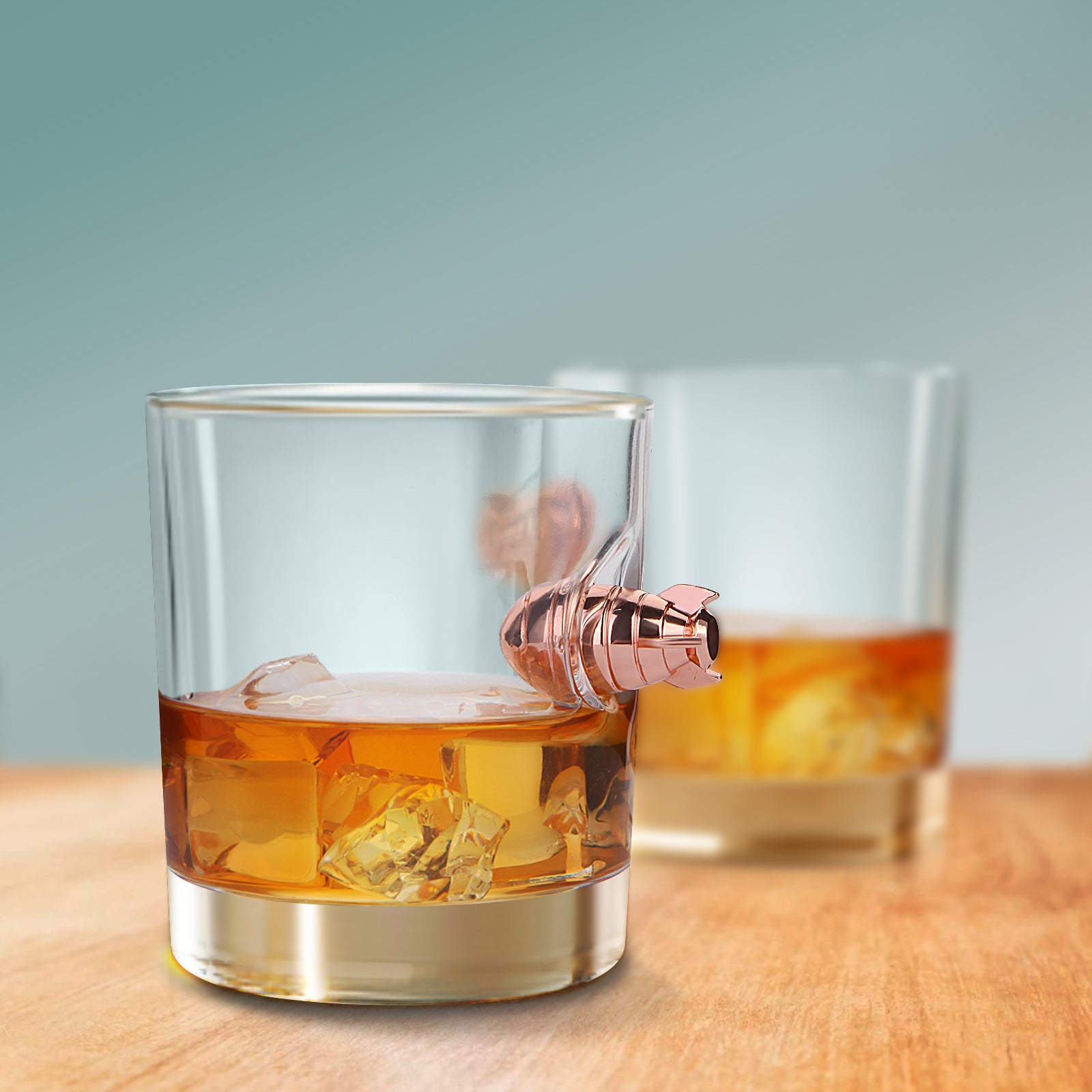 LIIGEMI Old Fashioned Whiskey Glasses for Men, Bourbon Glass,Bar Shot Glass set of 2,Personalized Rocks Cocktail Glass,Cool Gifts for Husband