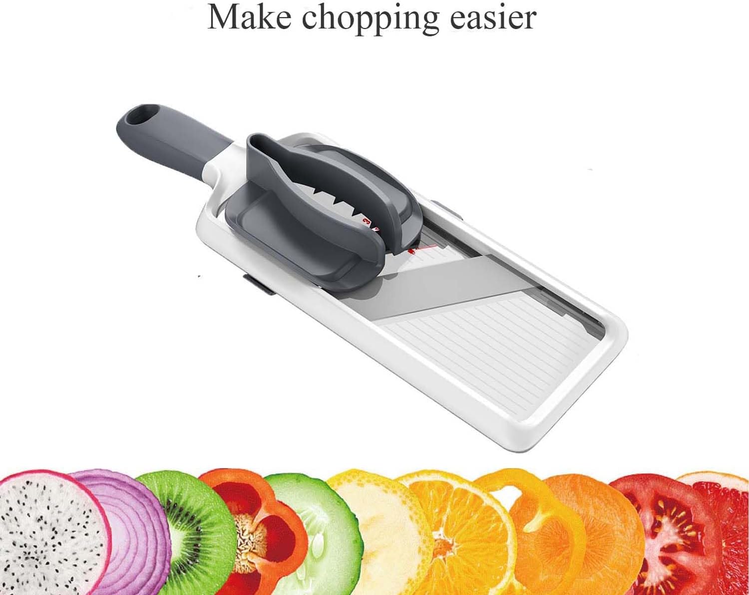 Multi Vegetable Slicer-Safe Mandoline slicer for kitchen,Adjustable Stainless Steel Blade,Cutter for Fruits and Vegetables,Cabbage Shredder