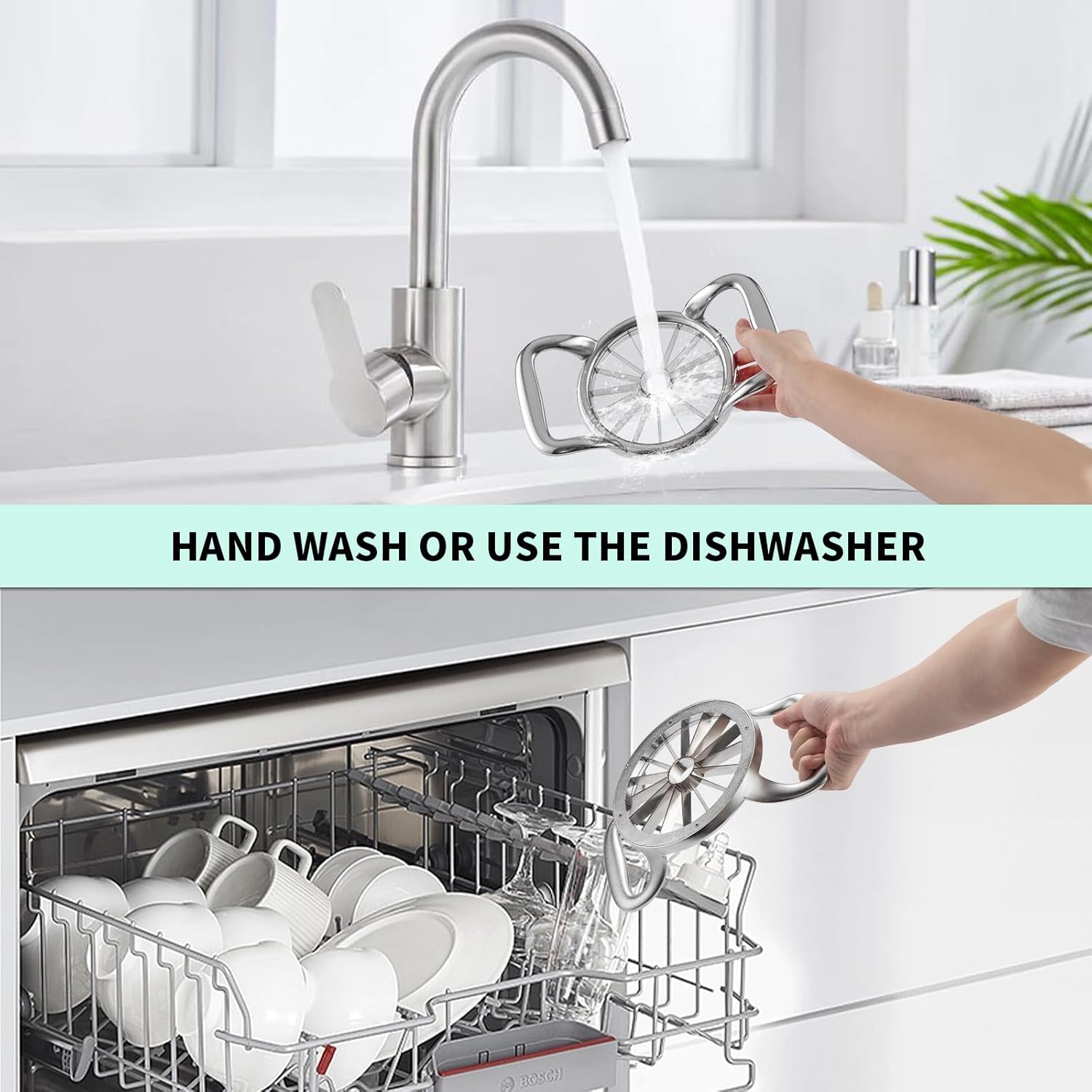 LIIGEMI 5.5 Inch Extra Large Apple Slicer,16-Slice Thin Apple Slicer and Corer,Cutter, Divider, Wedger for Fruits and Vegetables,Sharp and Sturdy,Easy to Use