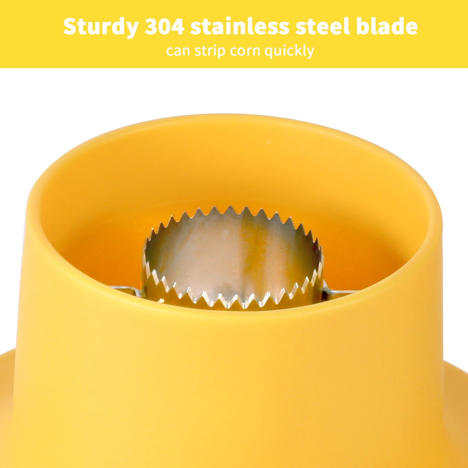 LIIGEMI Corn Cob Strippe,Corn Peeler for Corn on the Cob,Corn Kernel Remover Tool with Anti Slip Cover,Corn Cutter Easy to Use
