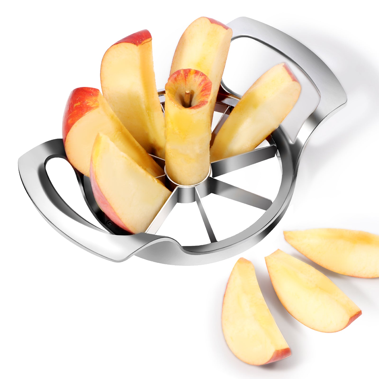 8-Blade Time-Saving Apple Slicer: Sharp, Sturdy, Easy to Use.