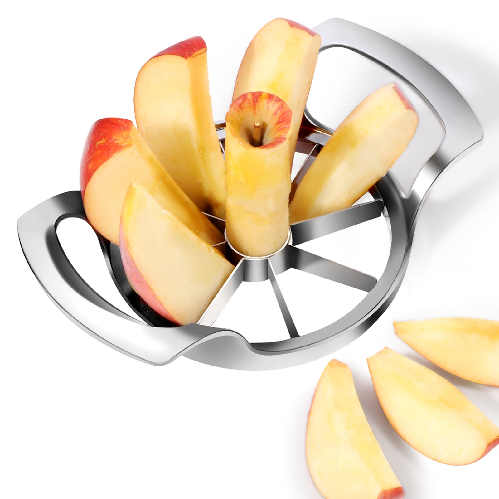 8-Blade Time-Saving Apple Slicer: Sharp, Sturdy, Easy to Use.